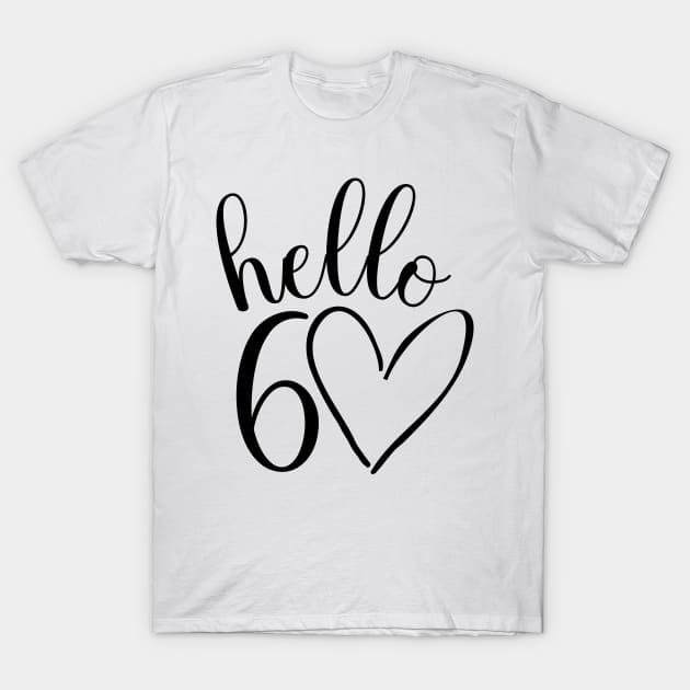 60th birthday design for her T-Shirt by ArtByGrammy